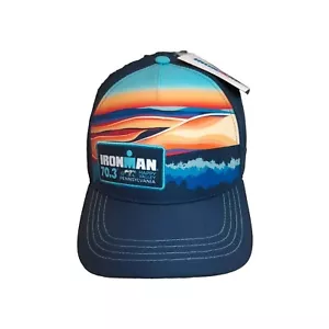 Cappello da corsa Happy Valley PA Ironman 70.3 Finisher Triathlon Race Performance - Foto 1 di 14