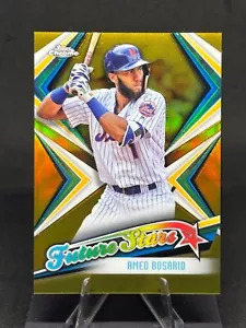 Amed Rosario 2019 Topps Chrome Future Stars Gold/50 #FS-18 New York Mets - Imagen 1 de 2