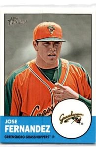 JOSE FERNANDEZ TOPPS HERITAGE MINORS CARD - Picture 1 of 2