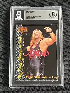 Tarjeta autografiada firmada por Kevin Nash 1999 Topps WCW/NWO NITRO BAS AUTÉNTICA - Imagen 1 de 2