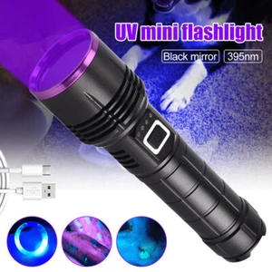 30W 365nm UV Licht LED Taschenlampe Scorpion Bernstein Schwarzlicht set DE - Bild 1 von 11