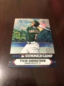Tyler Soderstrom 2021 Bowman Chrome Summer Camp Refractor #SC-4 Oakland *Mint* - Picture 1 of 2