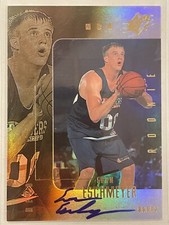 1999-00 SPx Evan Eschmeyer Rookie Auto RC /2500 #119 Basketball New Jersey Nets