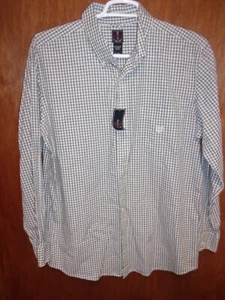 Men's Chaps NWT LS Dress Casual Shirt Size Large - Picture 1 of 1