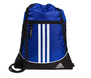 adidas Alliance Sackpack Drawstring Backpack Gym Bag, Team Royal Blue, One Size - Picture 1 of 2