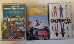 3 CASSETTE LOT Hip Hop/ rap Ice T EPMD digital underground - Picture 1 of 7