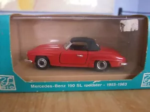1958 Mercedes Benz 190SL Roadster - Rio 1/43 Scale Red BOXED - Picture 1 of 2