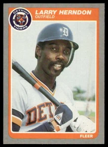 1985 Fleer #11 Larry Herndon - Picture 1 of 2