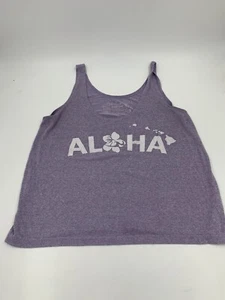 Canotta Honolua Wahine Surf Co viola donna piccola isole ALOHA - Foto 1 di 7