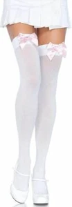 Thigh High Stockings with Satin Bows Adult Womens Leg Avenue 6255 - Picture 1 of 13