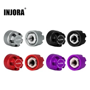INJORA M2.5 Wheel Lock Nuts with Aluminum Cap for TRX4M 1/18 RC Crawlers - Picture 1 of 20