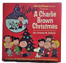 A CHARLIE BROWN CHRISTMAS VINYL  LP ALBUM/FULL-COLOR READ-ALONG STORY BOOK 