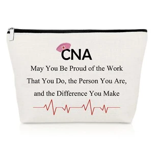 Certified Nursing Assistant Gifts for Women CNA Makeup Bag CNA Appreciation G... - Picture 1 of 7