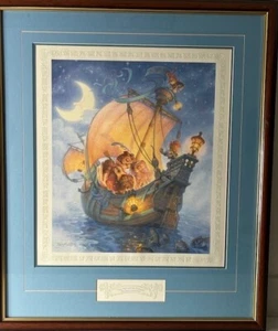 Scott Gustafson "The Owl and The Pussycat" S/N LTD. ED. #274/950, with COA - Picture 1 of 4