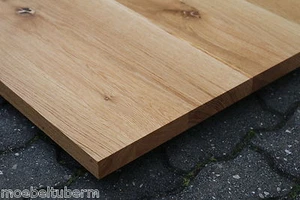 Mesa mesa de centro mesa de centro roble salvaje rústico madera maciza pegamento tabla medida - Imagen 1 de 12