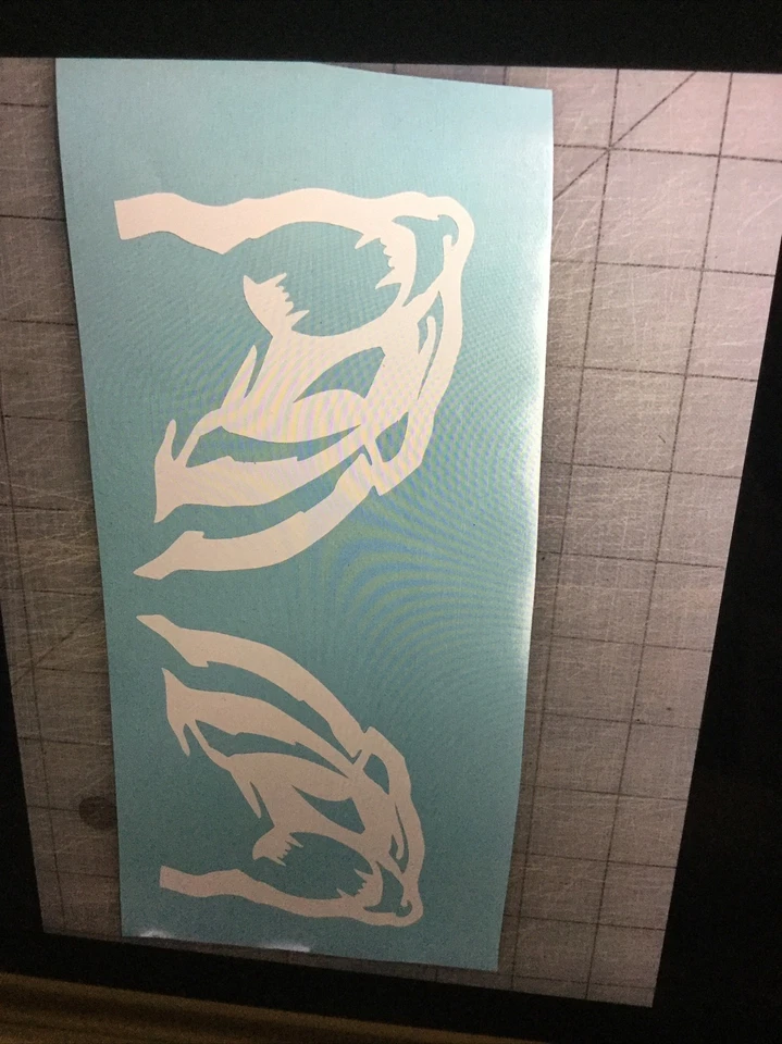 Chevy Silverado Truck Alaskan Bear Bedside Decal Sticker - Image 1 of 1