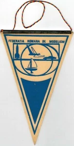 Romania, 1980's, Vintage Sport Pennant - Romanian Modeling Federation - Picture 1 of 2