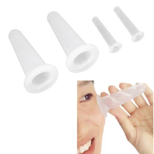 Juego de 4 ventosas faciales de silicona vasos ventosos vacío cabezal de ventosa tazas de masaje - Imagen 1 de 12