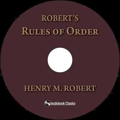 Robert's Rules of Order - Unabridged MP3 CD Audiobook in paper sleeve - Image 1 of 4