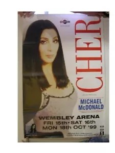 Cher Poster Tour London Subway 1999 - Picture 1 of 1