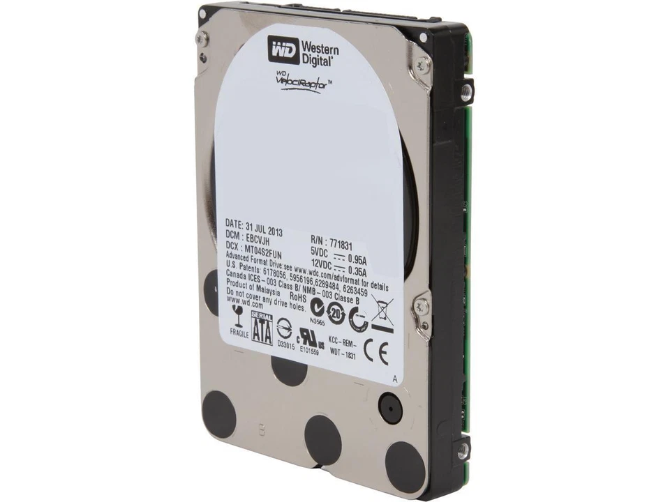 Western Digital Velociraptor 1TB, Internal, 10000 RPM, 2.5 inch (WD1000CHTZ)  - Image 1 of 2