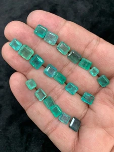 28.95 Carat Beautiful Zambian Emerald lot For Jewellery, Collection - Picture 1 of 6