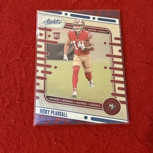 Tarjeta de radiocontrol Absolute "Holofoil" Ricky Pearsall 2024 novato #131 casi nueva-como nueva 49ers - Imagen 1 de 2