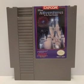 Disney Adventures in the Magic Kingdom NES 1990 Vintage Game Nintendo 