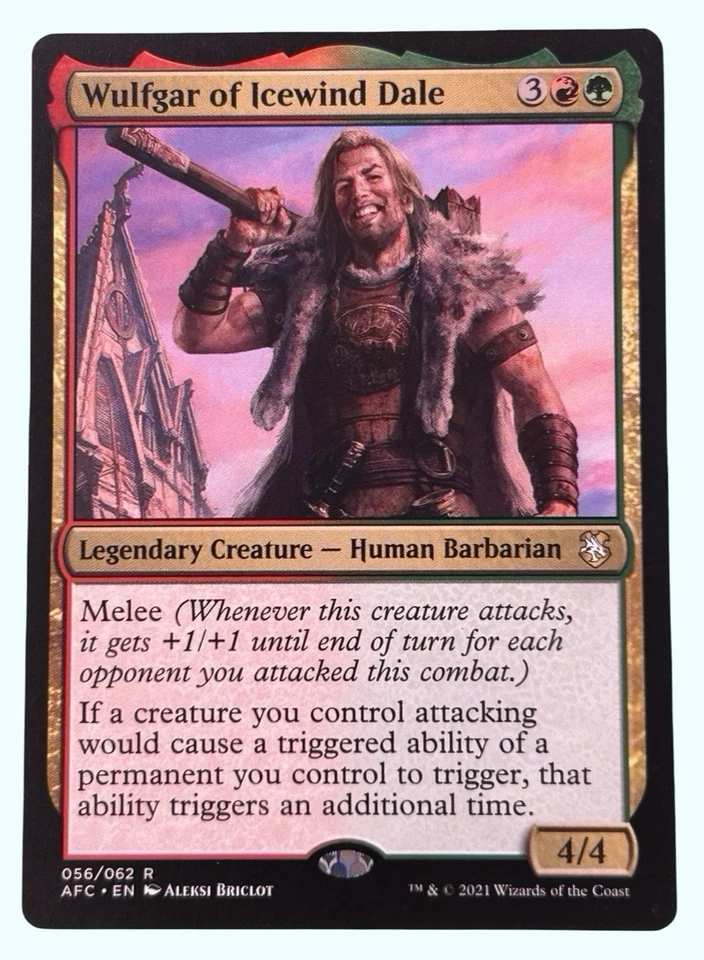 Wulfgar of Icewind Dale, Forgotten Realms, Near Mint, Magic the Gathering MTG - Image 1 of 1