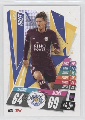 2020-21 Topps Match Attax UCL Leicester City Dennis Praet #LEI13 - Image 1 of 2