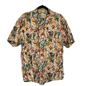 Howler Brothers Mens Shirt XL Multicolor Floral Print Short Sleeve Button Up - Picture 1 of 5