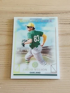 2024 Panini Boys of Summer Jacob Wilson Rookie Athletics SSP #06/10 Thick Card - Bild 1 von 3