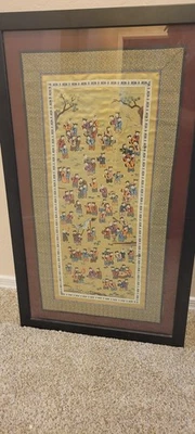 Fabuloso boneco chinês antigo ponto cego proibido século XIX. - Imagem 1 de 2