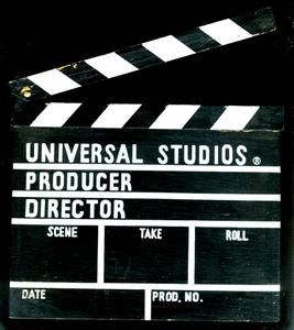 Appendiabiti da regista Universal Studios Clapboard Clapper VINTAGE #577 - Foto 1 di 2