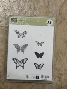 Stampin' Up! Stamp Set Brand NEW Papillon Potpourri Butterfly Butterflies Cards - Picture 1 of 2
