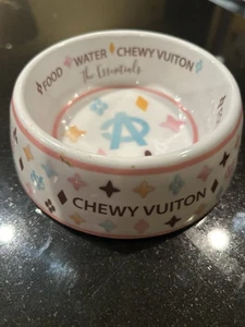Haute Diggity Dog White Chewy Vuitton Napf – KLEINER Tiernahrung & Wassernapf - Bild 1 von 2