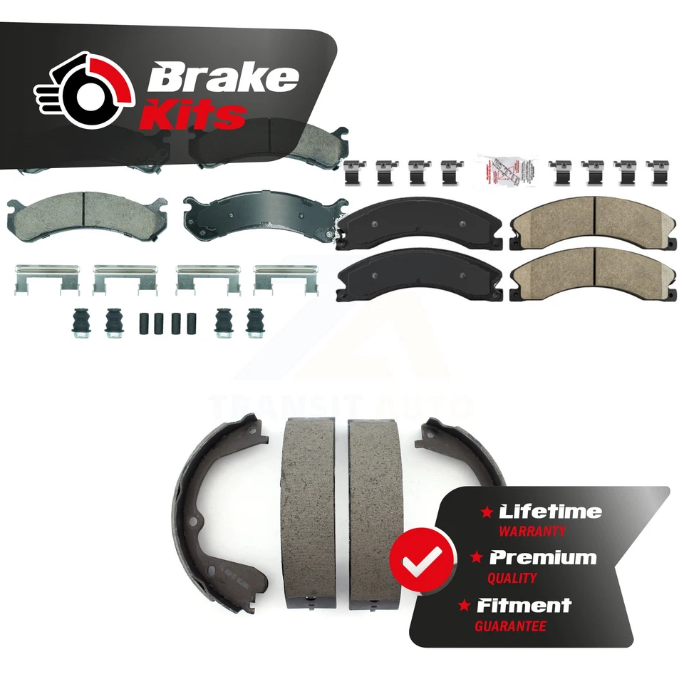 Kit de pastillas de freno de disco cerámicas delanteras traseras para Chevrolet Express 3500 2009-2018 Foto 1 de 1