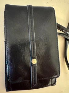 Leather Phone Credit Card Wallet Crossbody - Picture 1 of 7