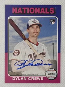 2025 Topps Heritage Dylan Crews Real One Auto 130/200 RC #H25A-DC - Picture 1 of 2