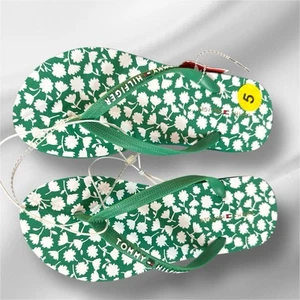 NEW TOMMY HILFIGER FLIP FLOPS WOMENS SIZE 5 - Picture 1 of 4