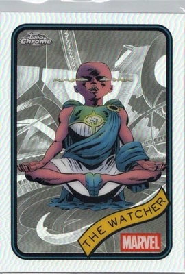 The Watcher #28 2025 Topps cromo refractor de plata Marvel Foto 1 de 2