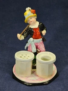 Antique English Porcelain Figural Inkwell - Bild 1 von 14