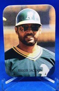 1987 Indiana Blue Sox - REGGIE JACKSON #55 - Oakland Athletics - MLB Baseball - Imagen 1 de 4