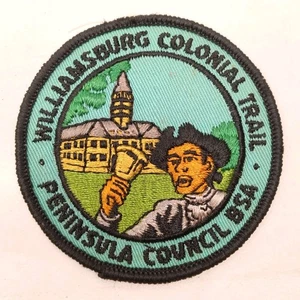 Williamsburg Colonial Trail Peninsula Council Pfadfinder Aufnäher BSA - Bild 1 von 3