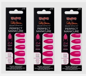 3er Pack - Sally Hansen Salon Effects Press On Nails, Mandelform, Strohgelee - Bild 1 von 1