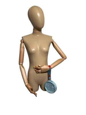 Винтажный Chanel синий нейлона CC логотип кошелек с ремешком сумка - Изображение 1 из 4