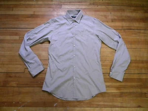 DSQUARED² RUNWAY BEIGE SINGLE POCKET DRESS SHIRT M 48 - Picture 1 of 1