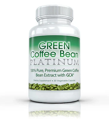 GRÜNE KAFFEEBOHNE PLATIN mit GCA bester reiner Extrakt Gewichtsverlust Fatburner 800mg - Bild 1 von 4