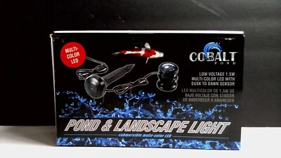 Cobalt Pond & Landscape LED Light Spotlight Submersible Multi-Color NEW - Image 1 of 2