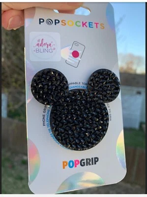 NEW Authentic Bling Rhinestone PopSocket Disney Inspired Mouse iPhone Android - Image 1 of 2